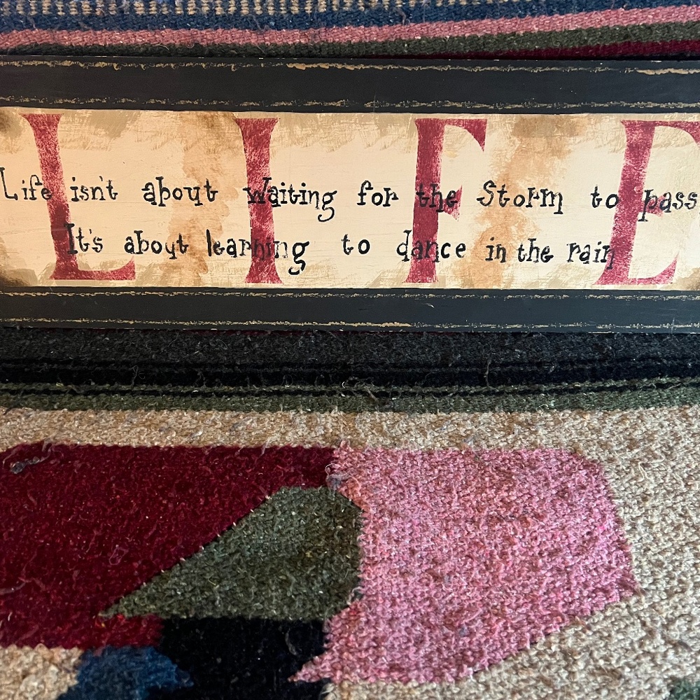 Hand Crafted, Wooden Wall Sign
